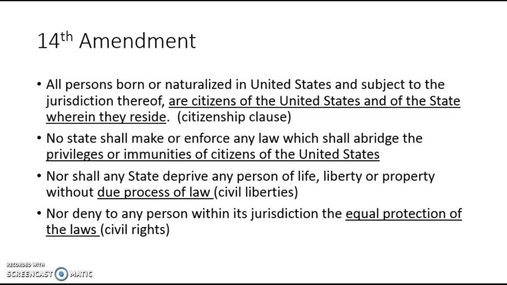 SELECTIVE INCORPORATION AND FORTEENTH AMENDMENT | The Lawyers & Jurists